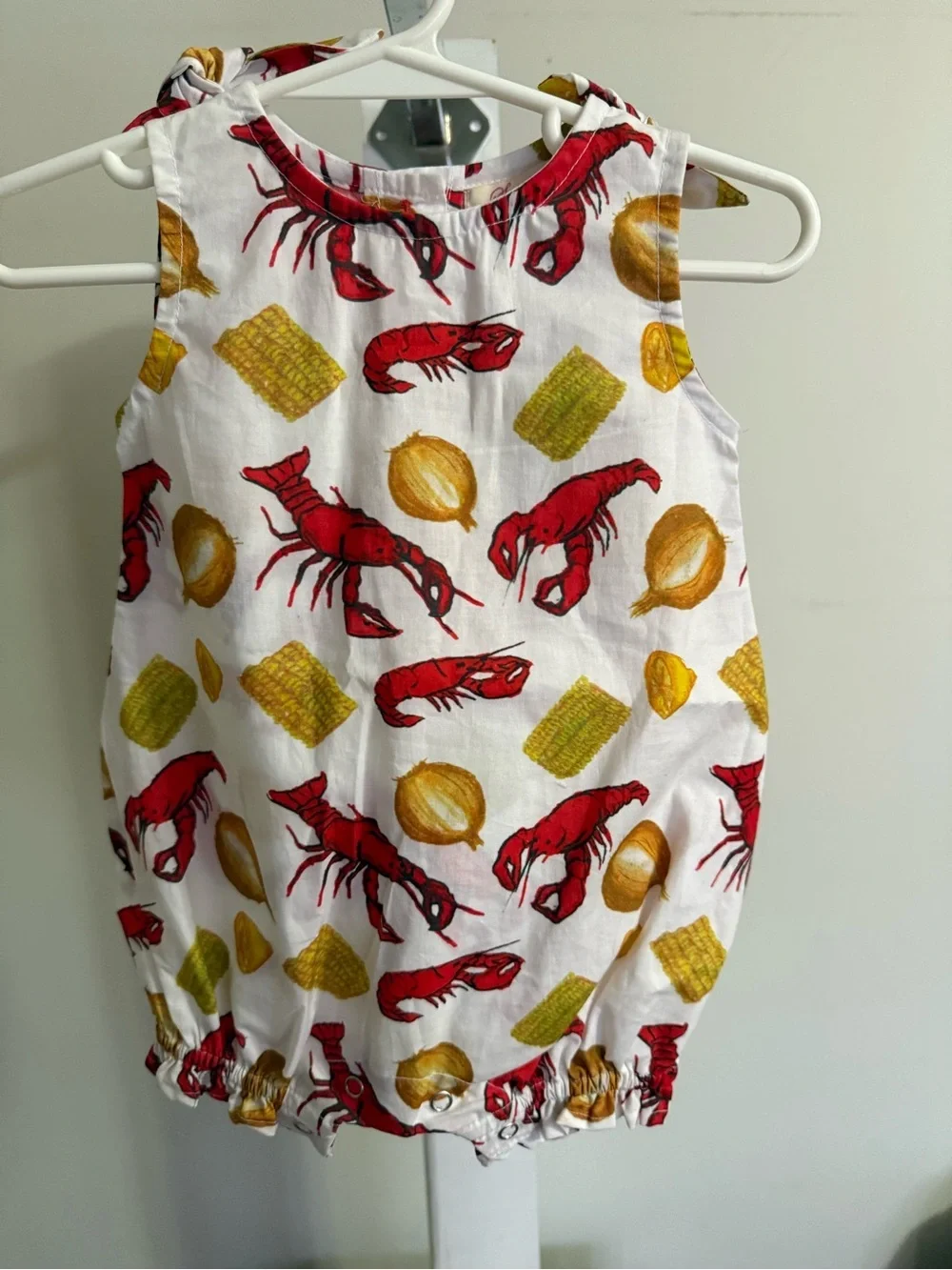 NWT Sweetdil Low Country Boil Romper